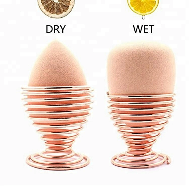 Wholesale foundation private label Sink beauty makeup cleaning facial body sponge holder metal