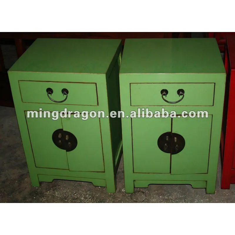 Chinese wooden small bedside table