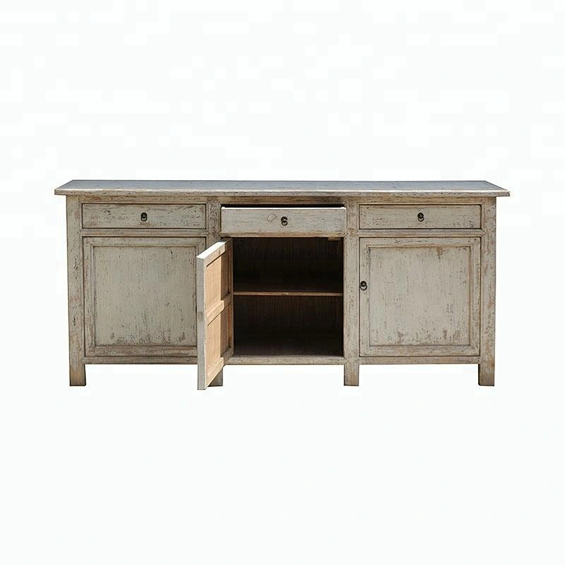 beijing chinese antique distressed rustic lobby sideboard furniture