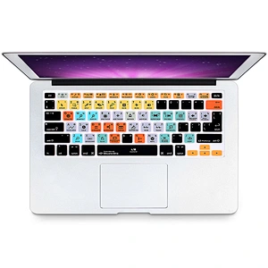 Amazon Best Seller Multi-function Russian Shortcuts Silicone Waterproof Keyboard Covers For Macbook air