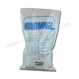High quality 50kg white plastic laminated pp woven empty rice bags for sale