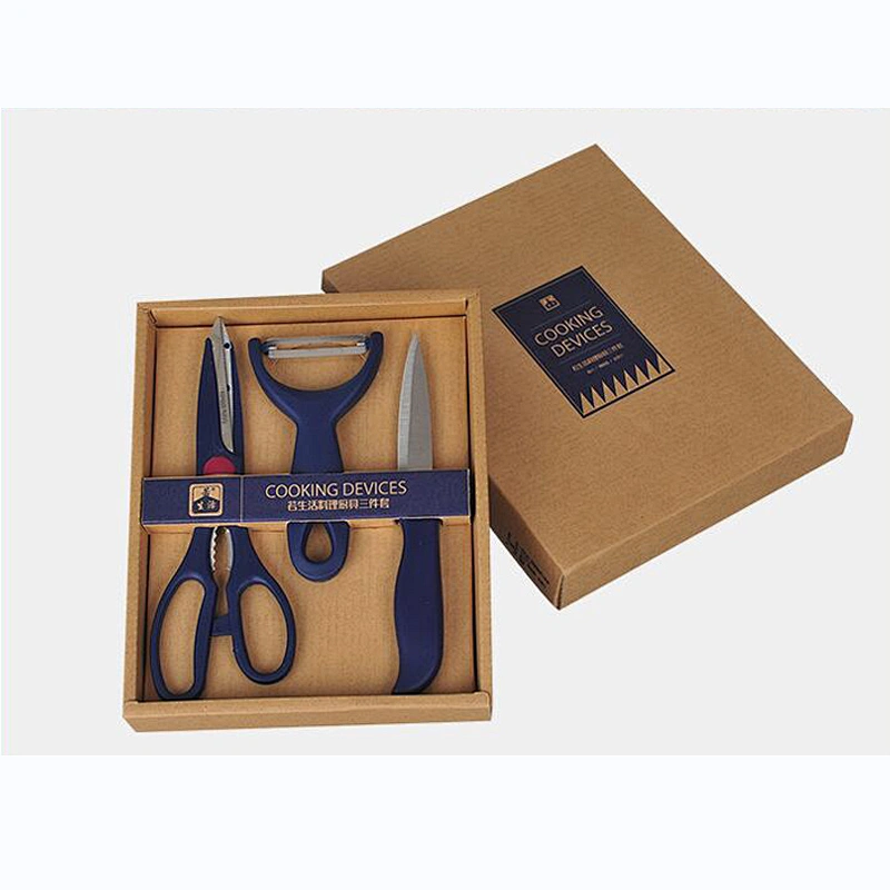 Daily Necessities Kitchen Tools Peeler Scissors Fruit Knife New Design Restaurant Utensils High Quality Kitchenware 3 Pcs Set