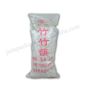 white 100% new material transparent pp woven fabric chopsticks packing bag