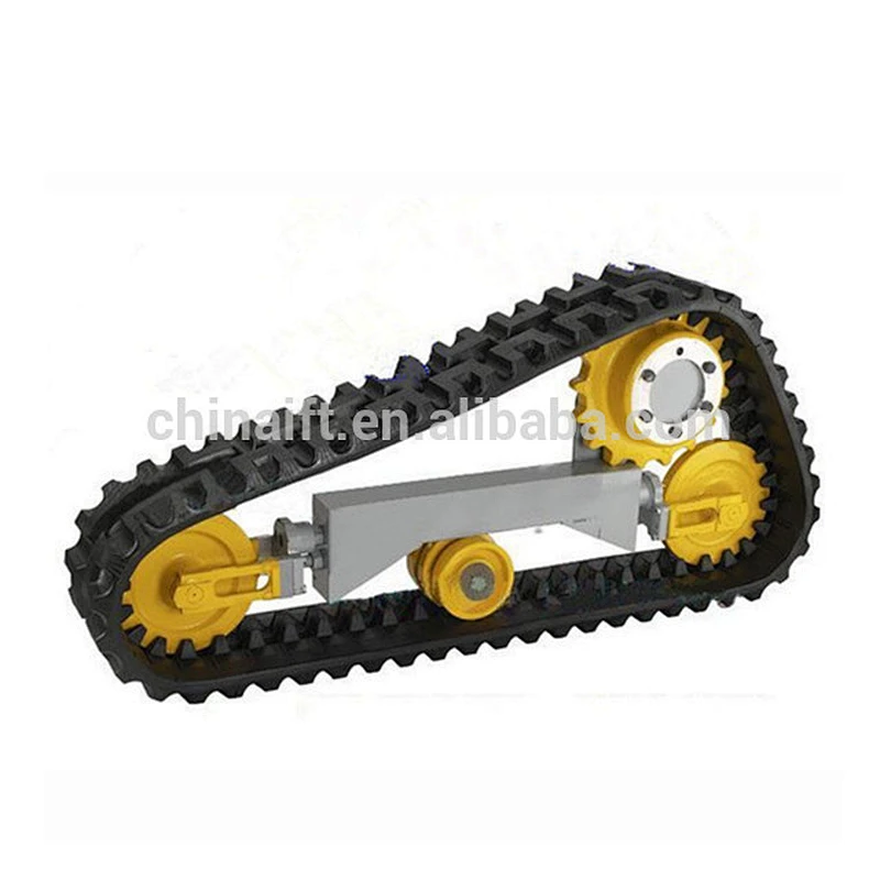 construction machinery parts rubber track system for sale