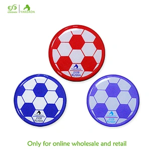 In stock hot sale 2018 football cup,cartoon design, children's gifts, advertising promotion epoxy fridge magnet