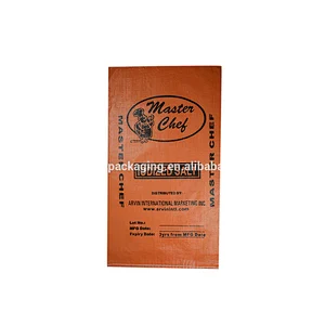 good ORANGE PP woven bag for packing 25kg 50kg woven packaging sack for seed,packings for flour