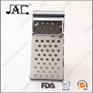 Box Grater, 4-Sided Stainless Steel Large Food Grater for Parmesan Cheese, Ginger, Vegetables