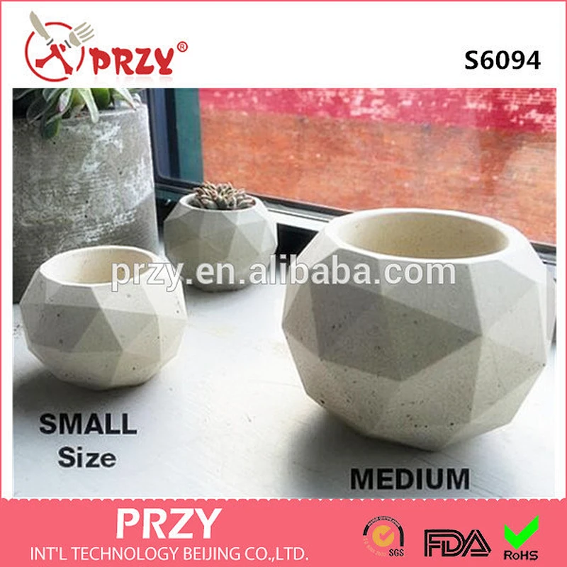 PRZY 3d silicone candle Mold vase and planters silicone molds for concrete