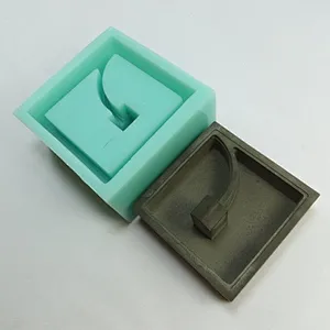 S9056 silicone molds concrete moss mini small house muti-meat flower planter mould desktop Decoration cement mold