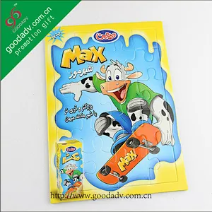Custom Promotional Gift Children Toy paper jigsaw puzzles