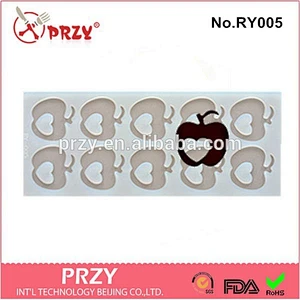 New design apple shape chocolate mold