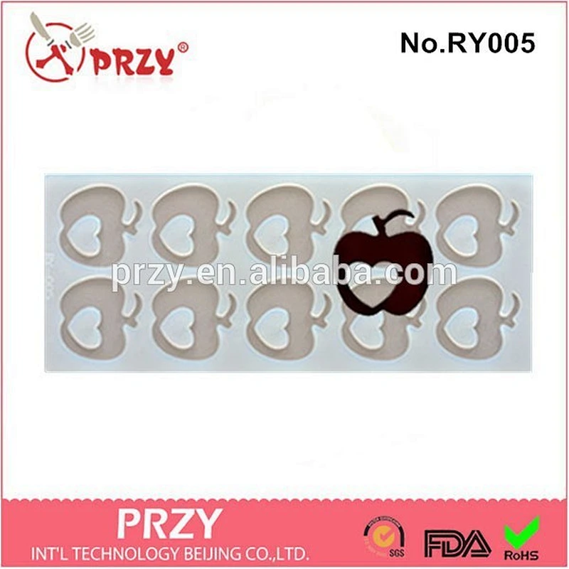 New design apple shape chocolate mold