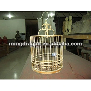 Chinese antique bamboo birdcage