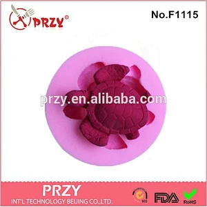 2015 hotsale tortoise cake decor silicone cake mold