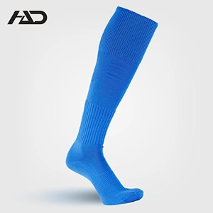 Over Knee High Quality Soccer Football Jacquard  White Black Yellow Green Red Solid Color Long Socks