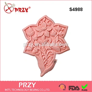 Four Oclock flower Soap Mold silicone molds for soap handmade silicone molds -S4988
