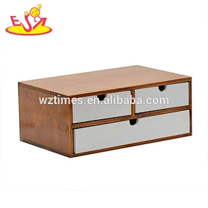 Wholesale high quality 3 layers wooden cabinet drawers easy to pull out W08C258