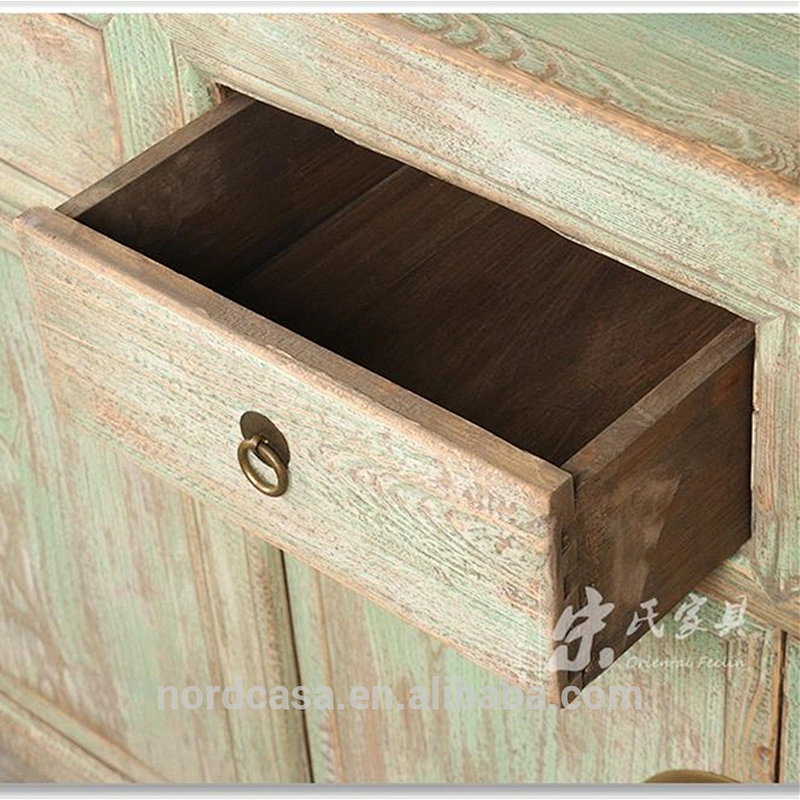 Chinese Antique Vintage Recycled Wood sideboard cabinet