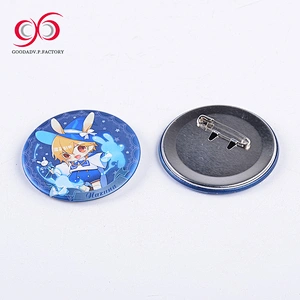 Wholesale price pin button badge poland tin badge button with logo