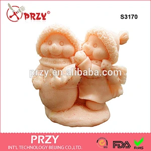 S3170 snowman shape silicone cake molds silicone christmas soap molds