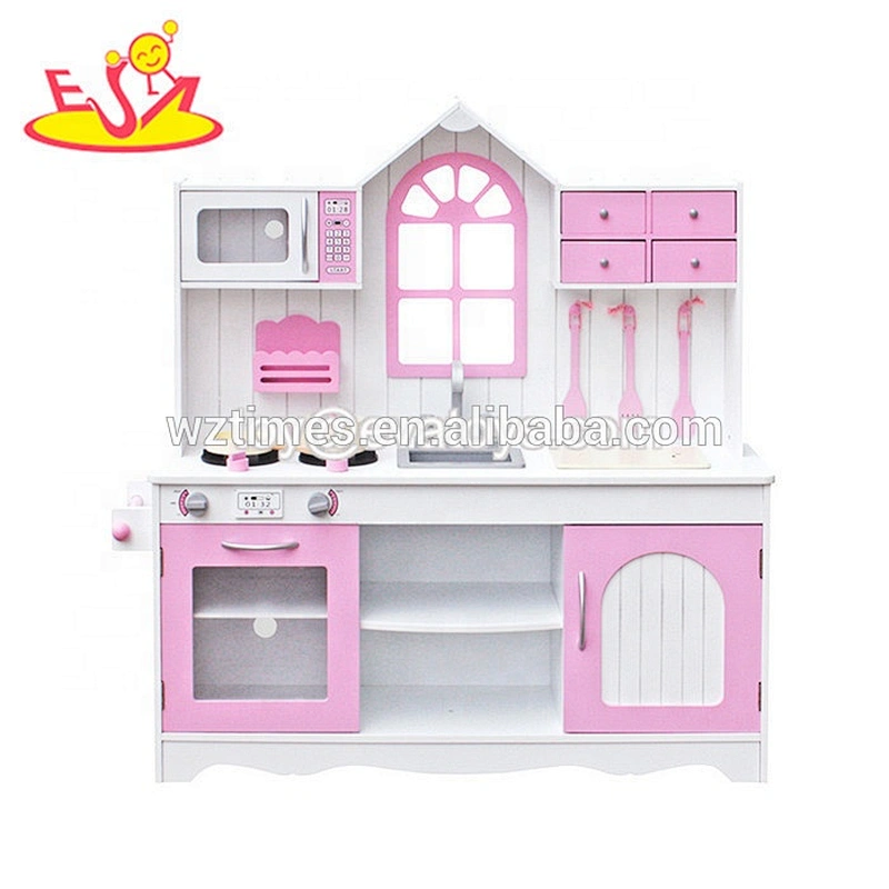 Neue design kinder holzspielzeug küche set beste holzkinder spiel küche set lustige kleinkinder holz küche spielzeug W10C283