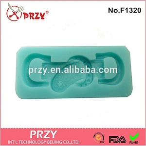 Belt Buckle Shaped Food Grade Silicone Mold,Sugar Paste Fondant Cake