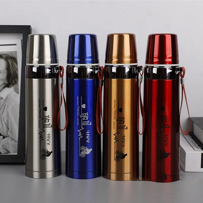 Promotional in-stock 304 SS Vacuum Cup Classic Bullet Vacuum Flask 500ml Customized Logo Water Bottle