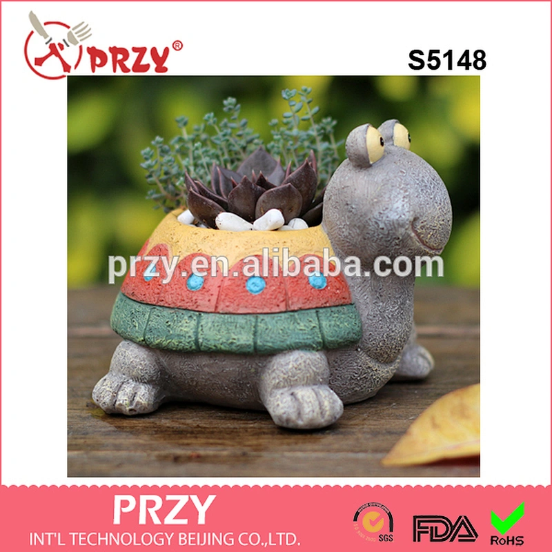S5148 turtle shape 3D silicone vase mold silicone planter mold silicone flower pot molds