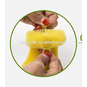Multipurpose Antibacterial Silicone Scrubber for Kitchen Brush Pot Pan Dish Bowl