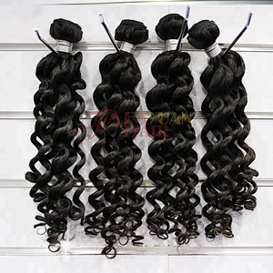 Gorgeous top quality virgin natural wave deep wave kinky curly human hair all types Malaysian Hair Weave Loose Curly