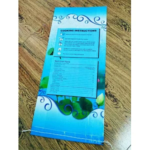 Wholesale Transparent Plastic 10kg PP Woven Rice Packing Bag For Wheat,Flour,Grain,Bean,Seed,Corn