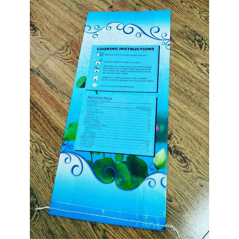 Wholesale Transparent Plastic 10kg PP Woven Rice Packing Bag For Wheat,Flour,Grain,Bean,Seed,Corn