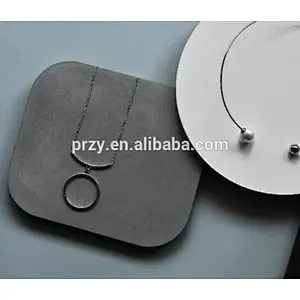 PRZY 2018 new Cement decorative tray silicone mold jewelry display tray silicone molds for concrete