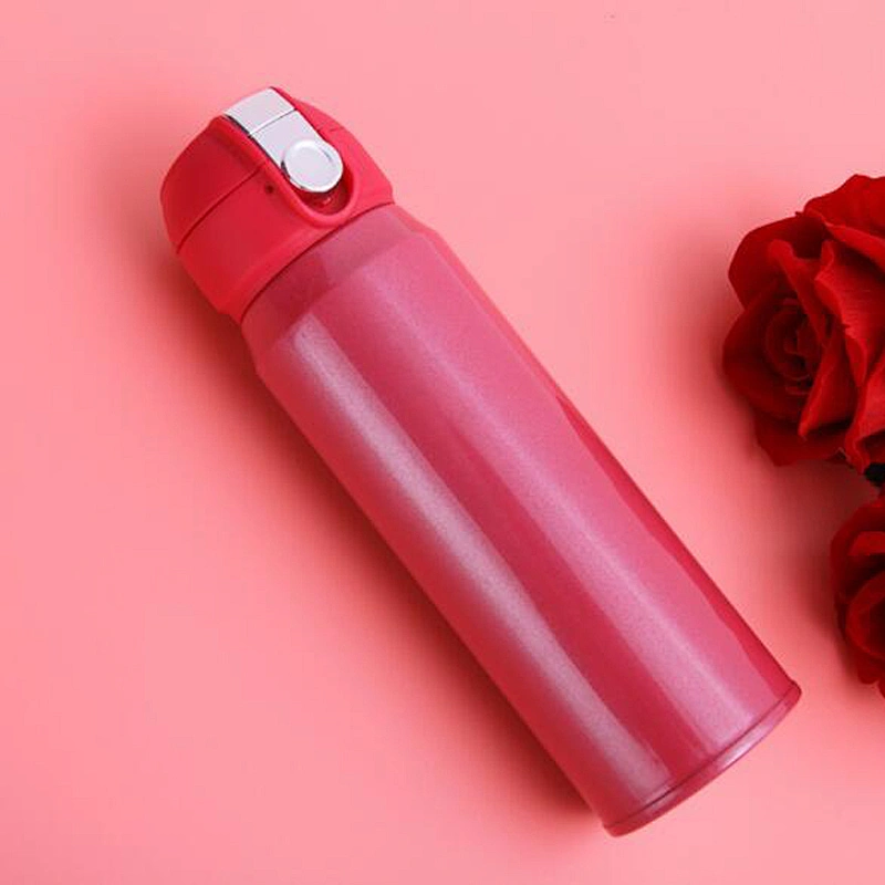 Outdoor Vacuum Insulated Vacuum Cup Customized Logo Vacuum Flask for School Student Double Wall Business Water Bottle