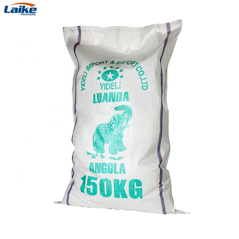 custom printing durable plastic water proof white sugar bag 50kg price