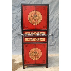 Chinese Antique Furniture-big hand painting Cabinet