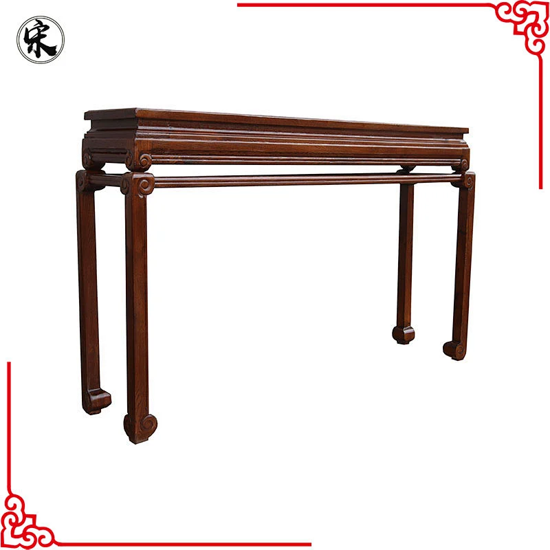 chinese antique solid wood kitchen table, pine furniture for stores