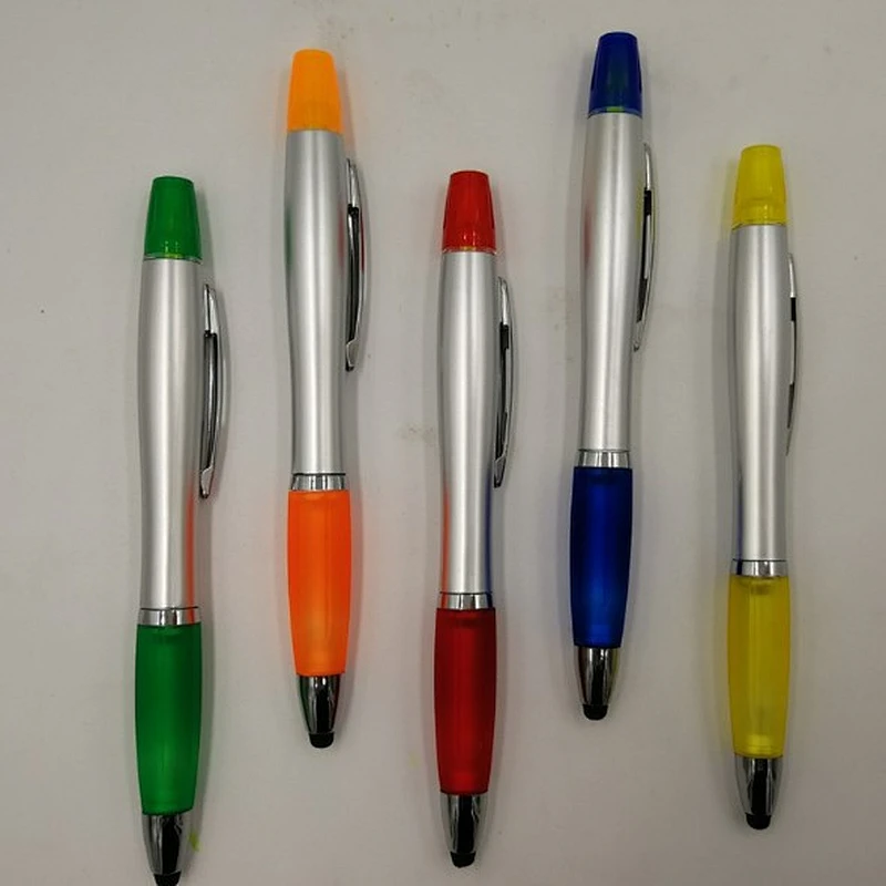 Touch ball pen with fluorescent cell phone