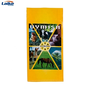 beef cattle feed bag BOPP Laminated PP Woven Bag Animal Food Packaging Bags
