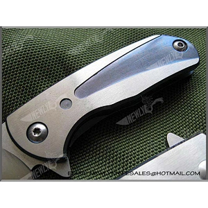 Titanium Alloy Handle Stainless Steel Tactical Folding Pocket Knife