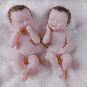 Lovely 3D Baby mold Soap fondant cake  mould Sleeping baby Candle silicone molds