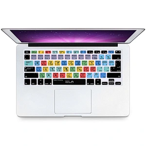 Wholesale Durable Customized Ado be Photo shop PS Functional Silicone laptop with russian keyboard Skin For Mac book