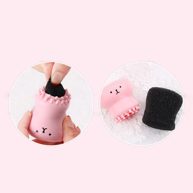 Wholesale makeup tools jellyfish silicone face cleaner brush for makeup