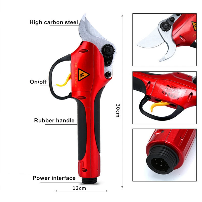 33V cordless Li-ion battery fruit tree cutting tools electrical branch cutter