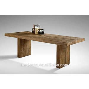 V5 Antique vintage reclaimed wood dining table