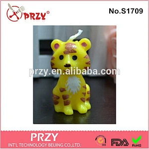 wholesale tiger shaped silicone candle mold