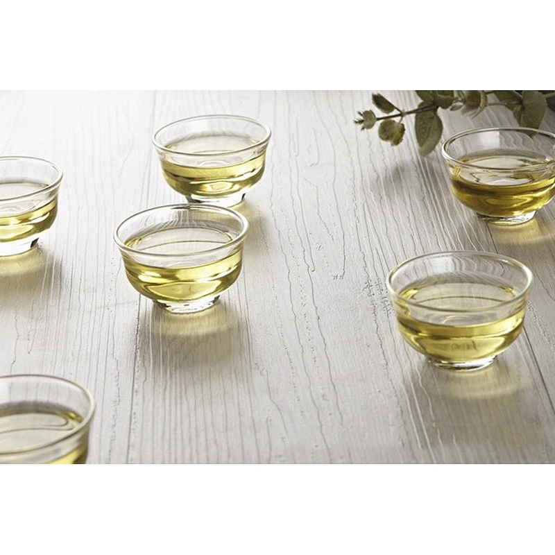 Heating resistant glass bowl small tea cup for loose leaf tea