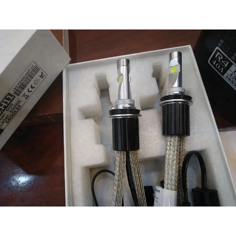 creee XHP70 LED Headlight bulb H11 / high performance L7 60w LED Headlights bulb kits H11