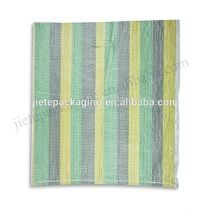 Export to Africa customized pp woven shopping bag with D handle