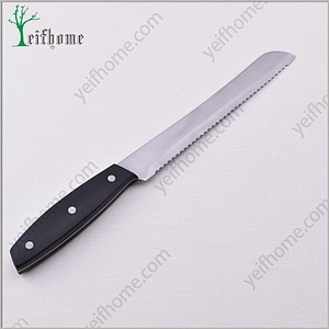 Inox stainless steel kitchen utensils bread knife